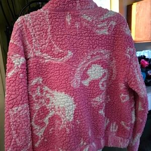 Wrangler x Barbie Women's Pink Sherpa Jacket